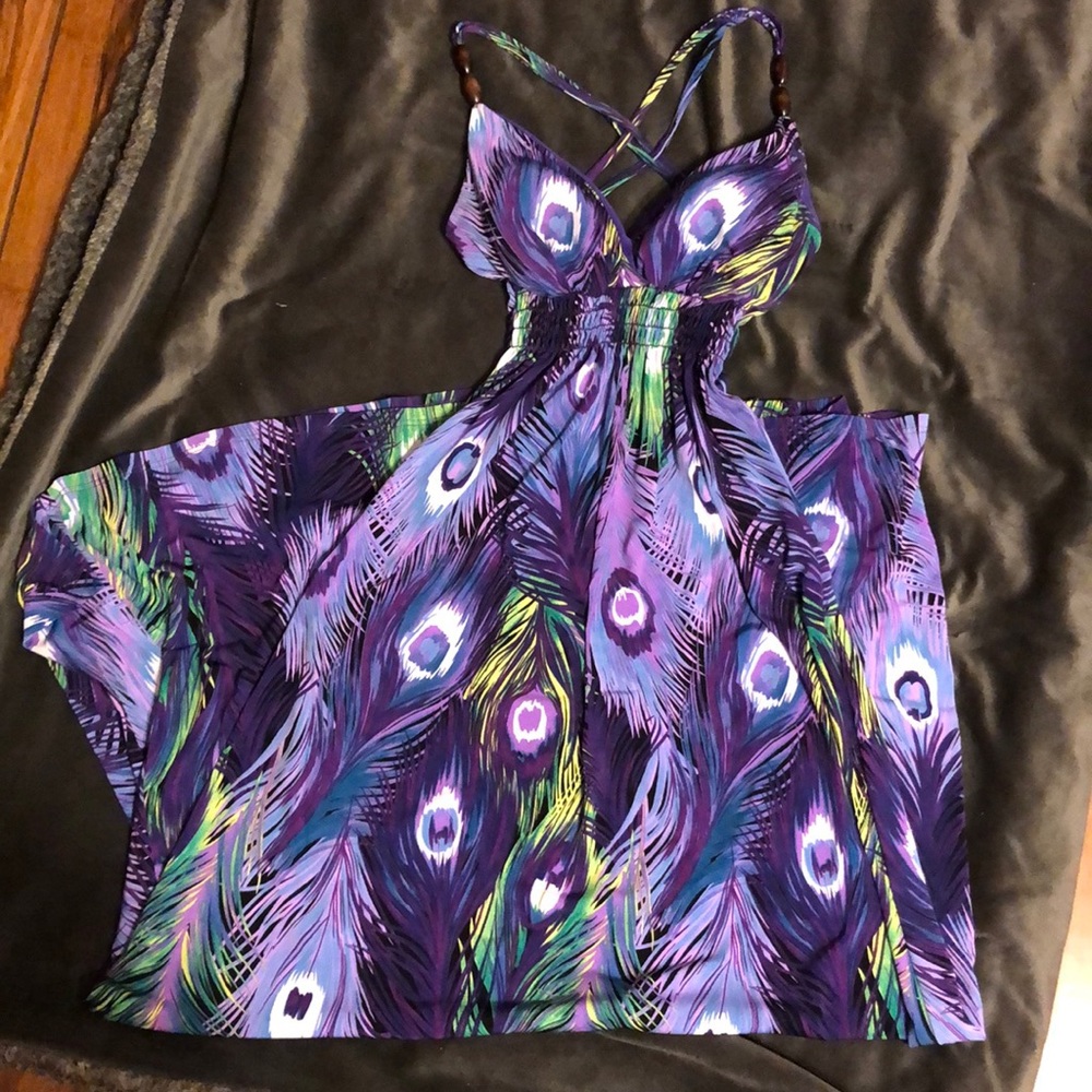 Strappy back summer dress